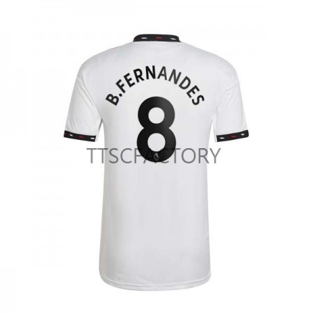 Fußballtrikots Manchester United Bruno Fernandes 8 2022-2023 Kurzarm Auswärts-trikot kaufen